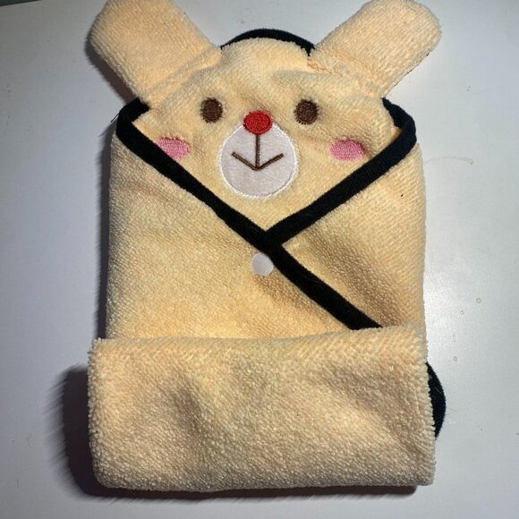 2/$15 Yellow Dog Towel Cat Bath Towel Soft Microfiber Pet Bathrobe Cute - Picture 1 of 5